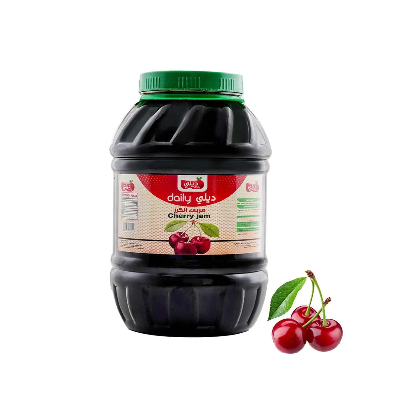 SYRIAN CHERRY JAM DAILY 4*4.750 KG