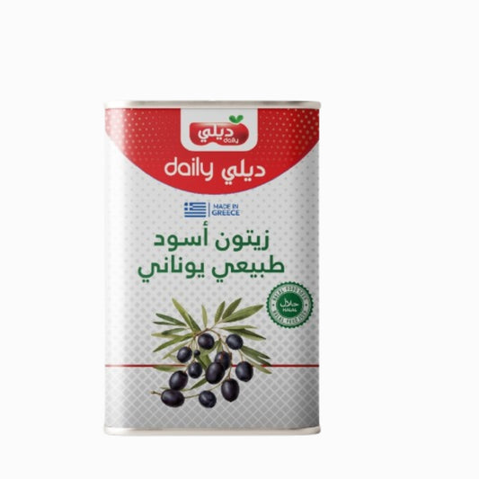 GREEK NATURAL BLACK OLIVES DAILY 10 KG
