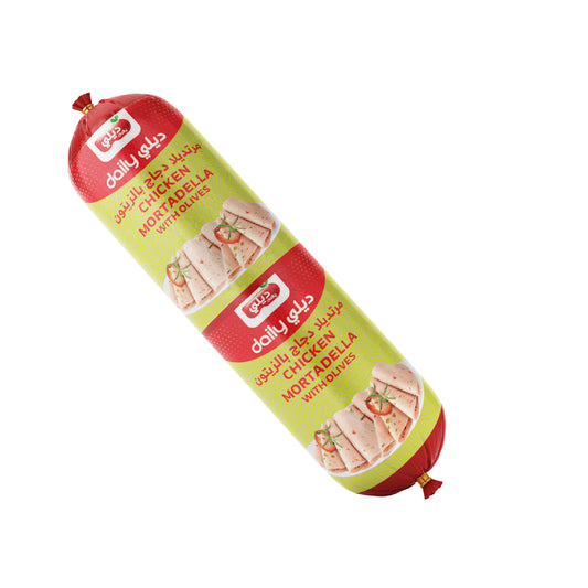 CHICKEN MORTADELLA WITH OLIVES 02 KG