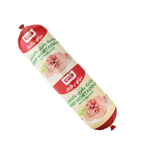 BEEF MORTADELLA WITH OLIVES 02 KG DAILY